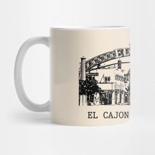 El Cajon California Mug